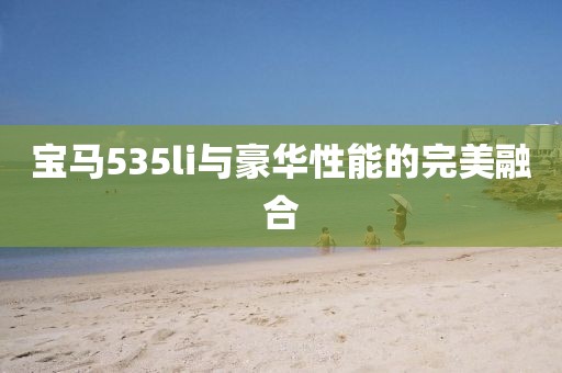 宝马535li与豪华性能的完美融合