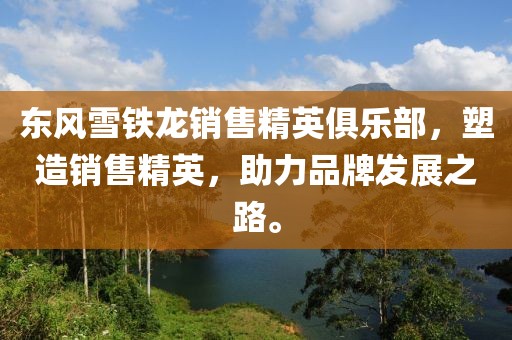 东风雪铁龙销售精英俱乐部，塑造销售精英，助力品牌发展之路。