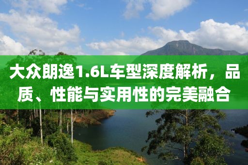 大众朗逸1.6L车型深度解析，品质、性能与实用性的完美融合