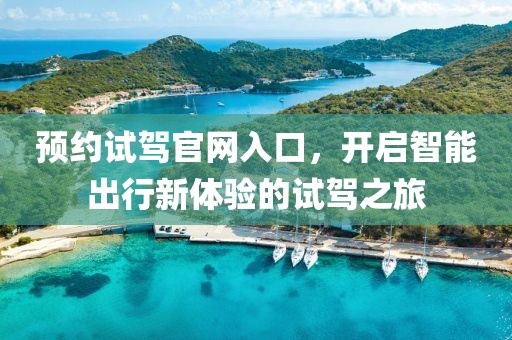 预约试驾官网入口，开启智能出行新体验的试驾之旅