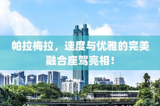 帕拉梅拉，速度与优雅的完美融合座驾亮相！