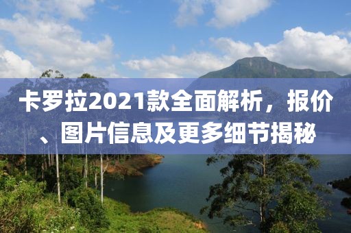 卡罗拉2021款全面解析，报价、图片信息及更多细节揭秘