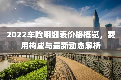 2022车险明细表价格概览，费用构成与最新动态解析