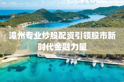 漳州专业炒股配资引领股市新时代金融力量