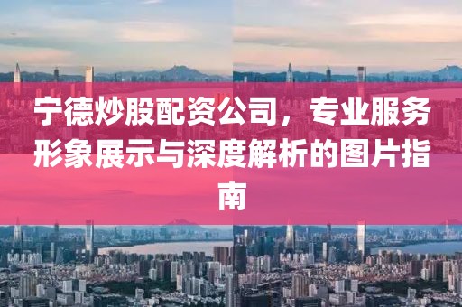 宁德炒股配资公司，专业服务形象展示与深度解析的图片指南