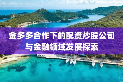 金多多合作下的配资炒股公司与金融领域发展探索