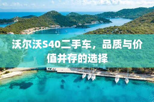 沃尔沃S40二手车，品质与价值并存的选择