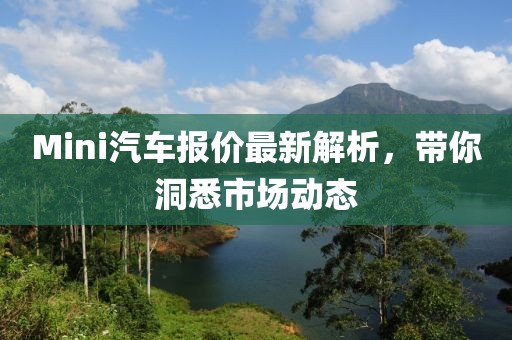 Mini汽车报价最新解析，带你洞悉市场动态