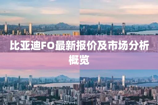 比亚迪FO最新报价及市场分析概览